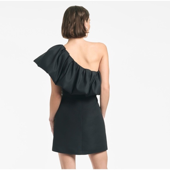 SACHIN + BABI Garcelle One Shoulder Mini Dress In Black - Picture 8 of 12